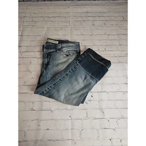 Gap Womens Size 10‎ Low Rise Cropped Capri Stretch Denim Light Wash